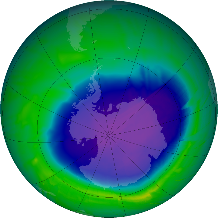Ozone Map 2010-10-01